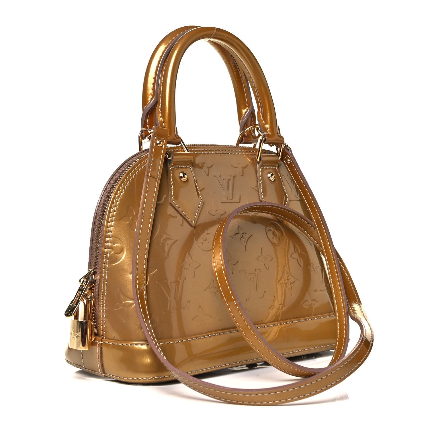 Louis Vuitton Vernis Alma BB Mordore 2 of 8
