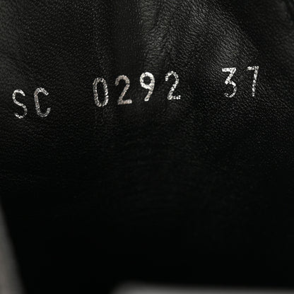 Louis Vuitton Patent Monogram Ruby Flat Ankle Boots 37 Black 8 of 9