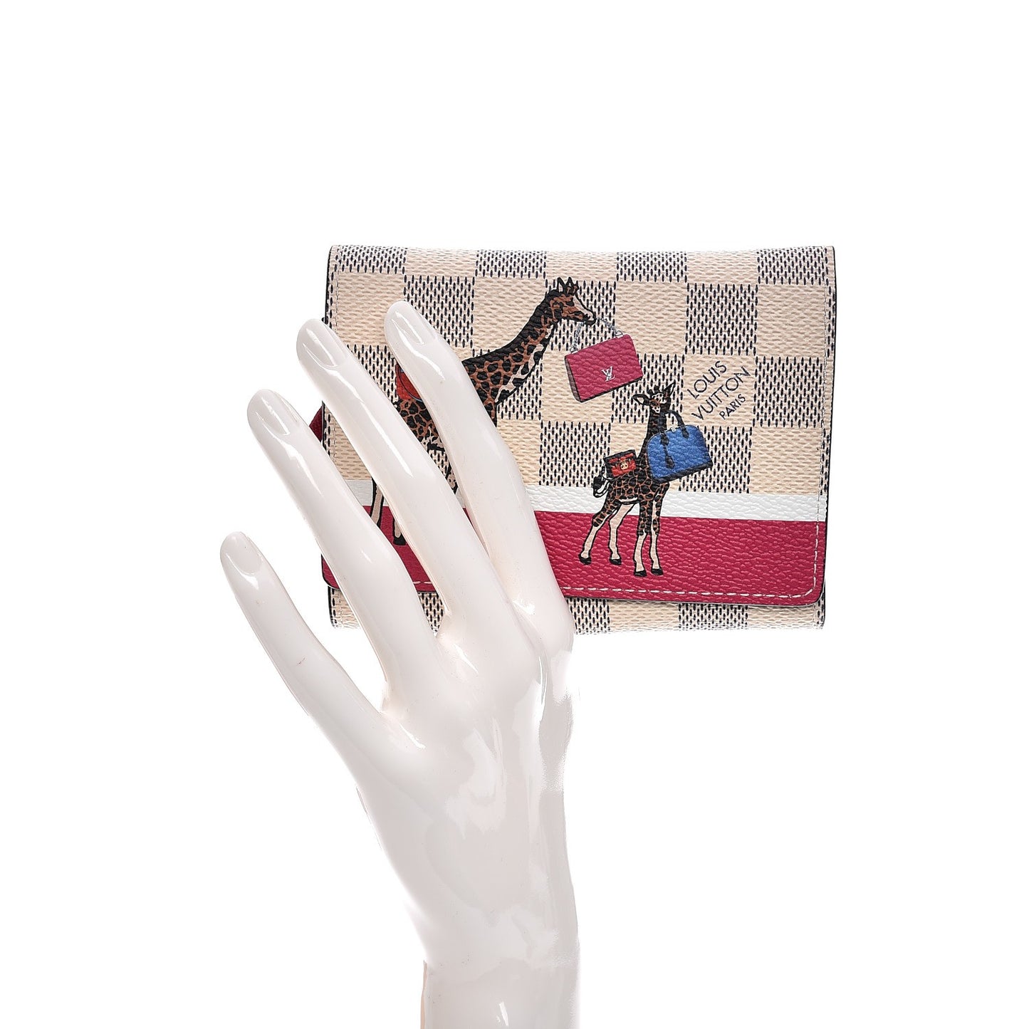Damier Azur 2017 Christmas Animation Victorine Wallet