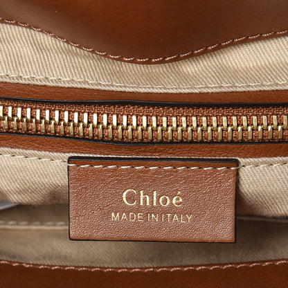 Chloe Suede Calfskin Medium Faye Backpack Tan 7 of 8