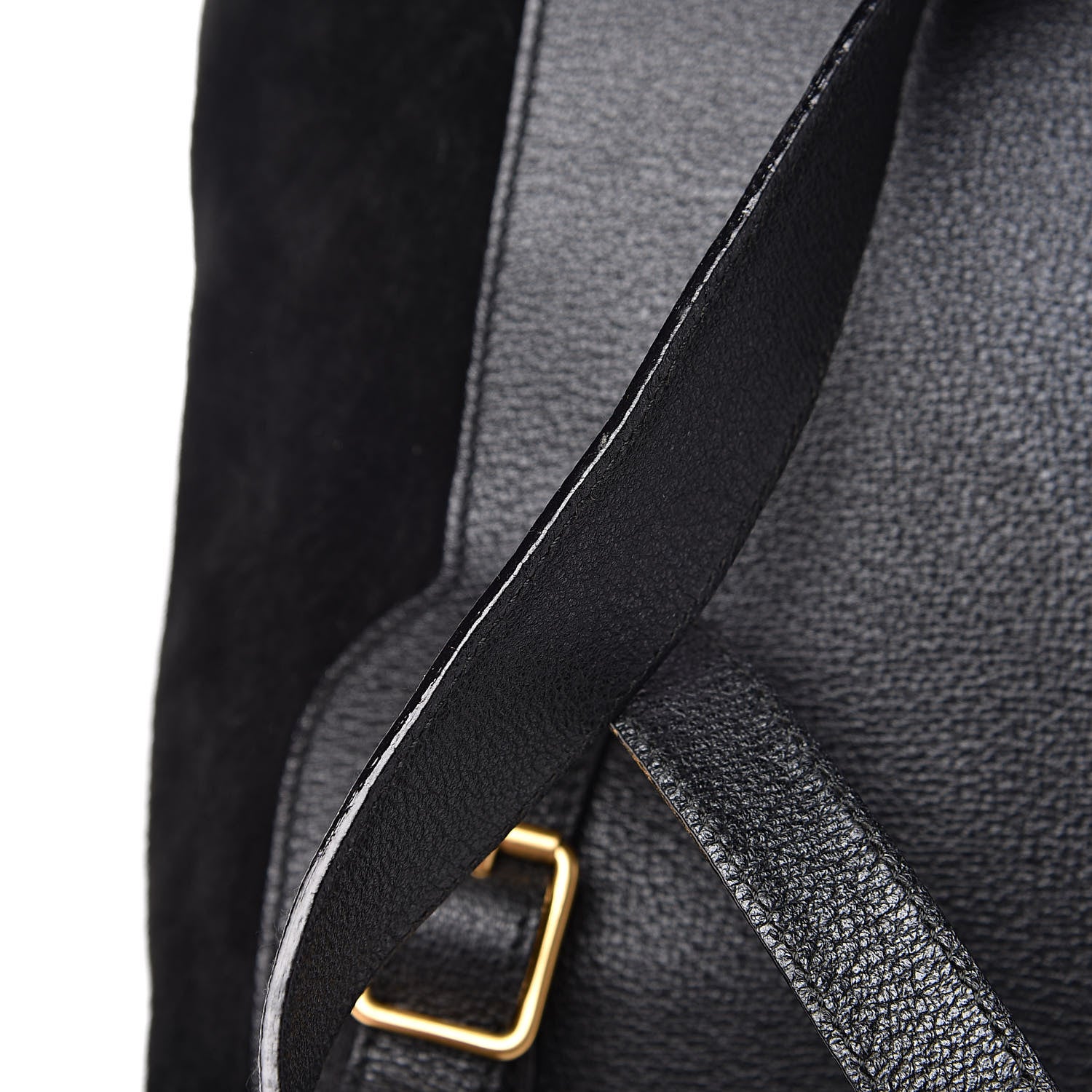 Gucci Suede Bamboo Backpack Black 13 of 13