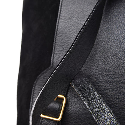 Gucci Suede Bamboo Backpack Black 13 of 13