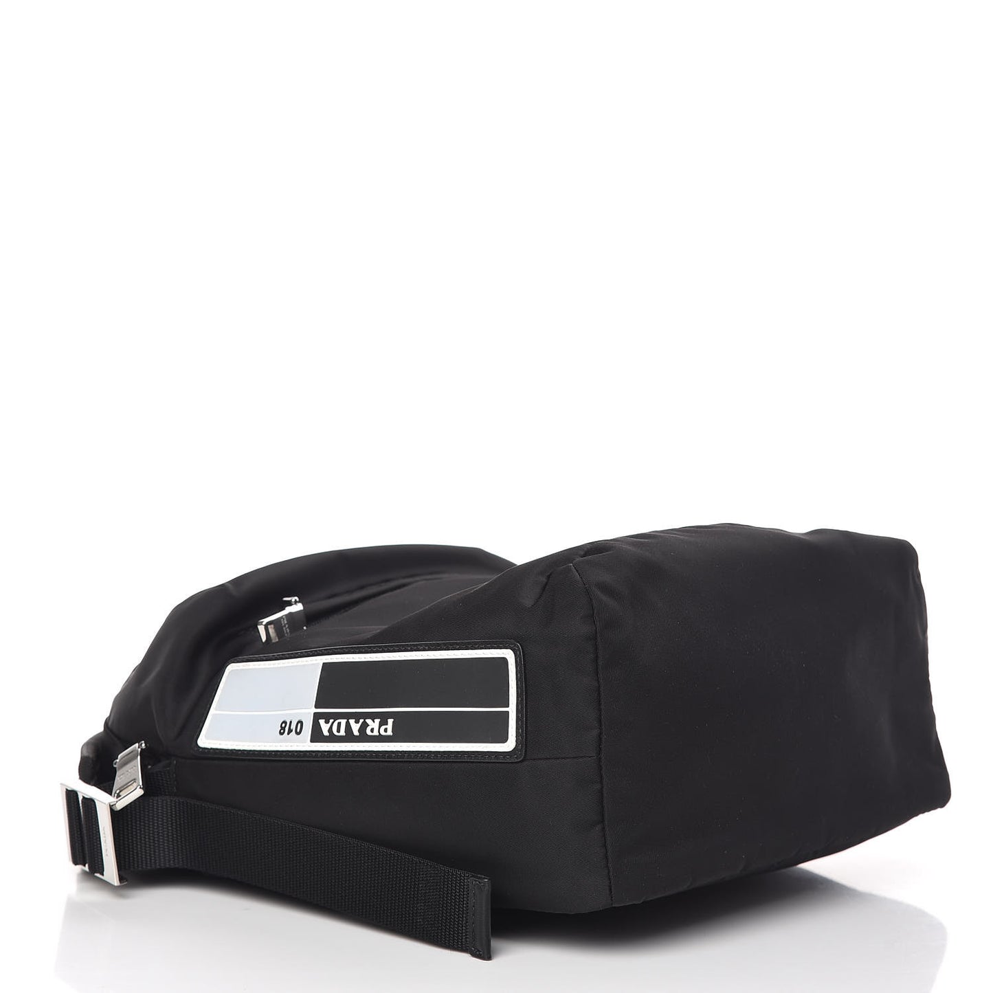 Tessuto Nylon Crossbody Bag Black