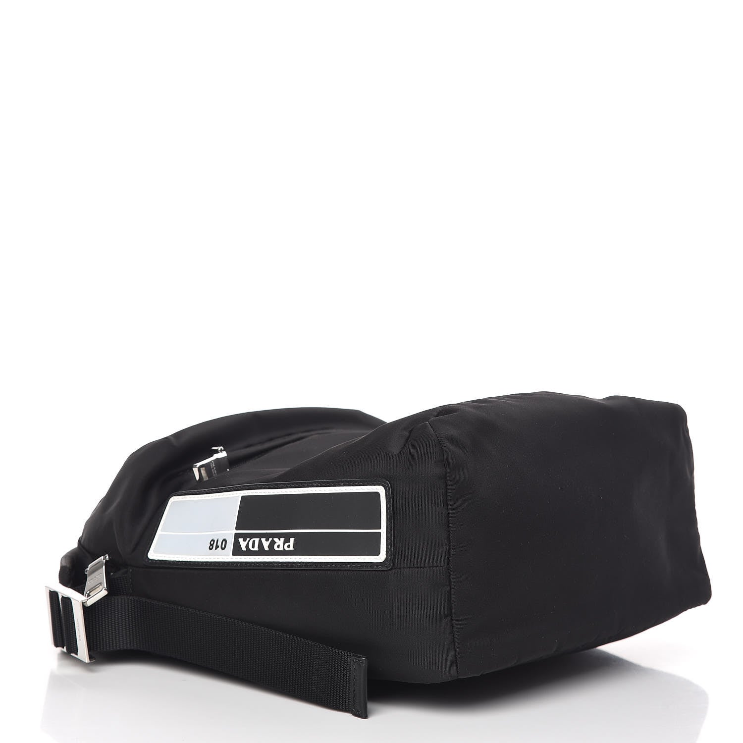 Prada Tessuto Nylon Crossbody Bag Black 4 of 9