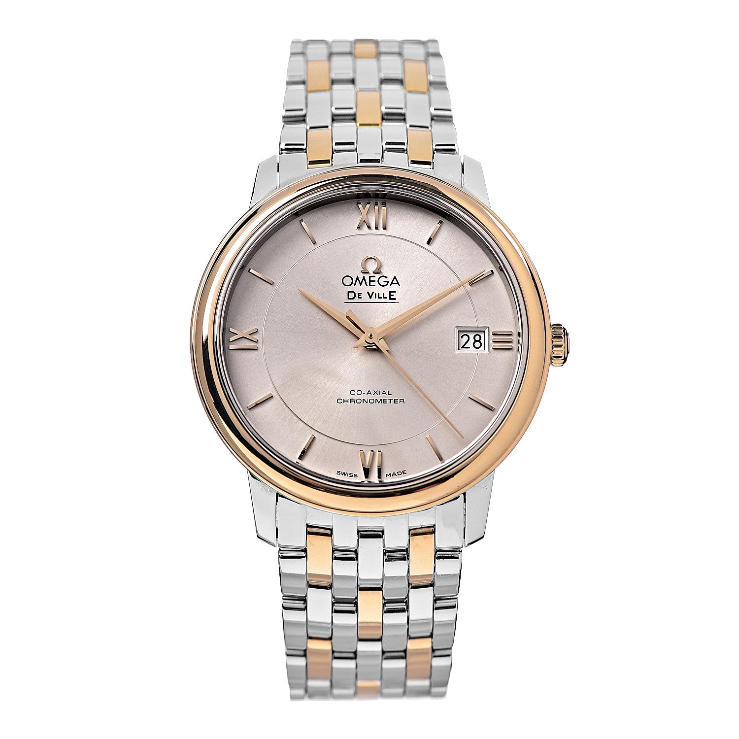 Omega Stainless Steel 18K Yellow Gold 37mm De Ville Co-Axial Automatic Watch 424.20.37.20.02.001 1 of 7