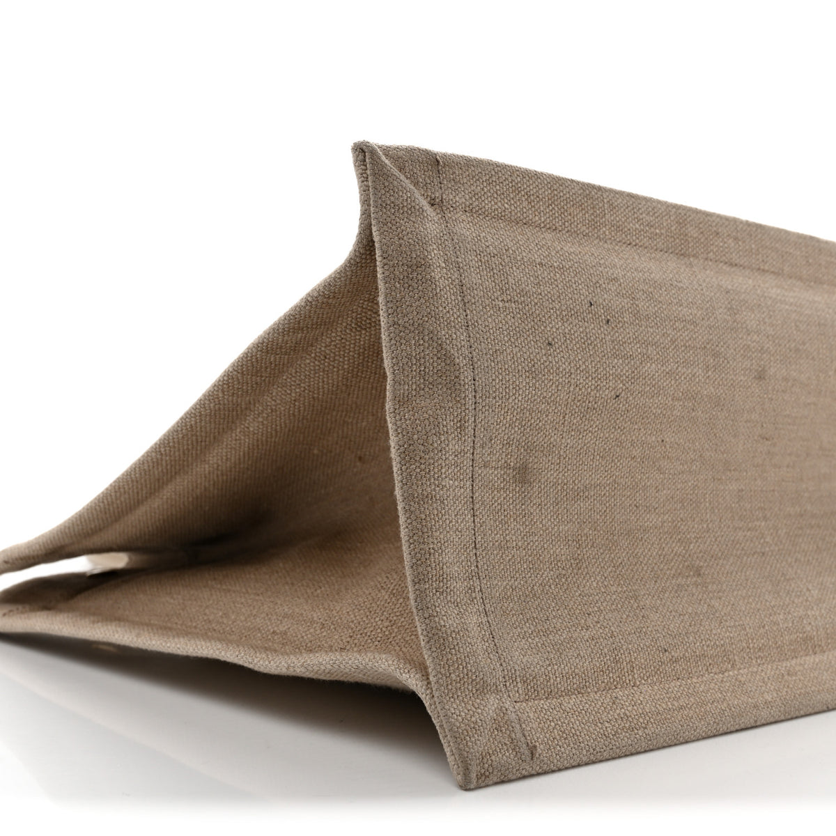 Saint Laurent Linen Calfskin Small Rive Gauche Tote Beige Sea Salt 9 of 17