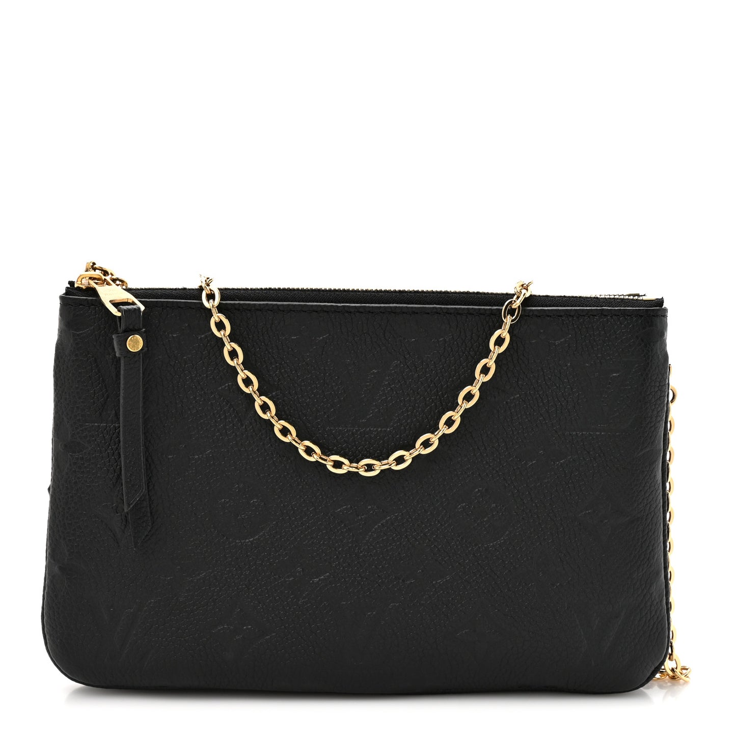 Empreinte Double Zip Pochette Black