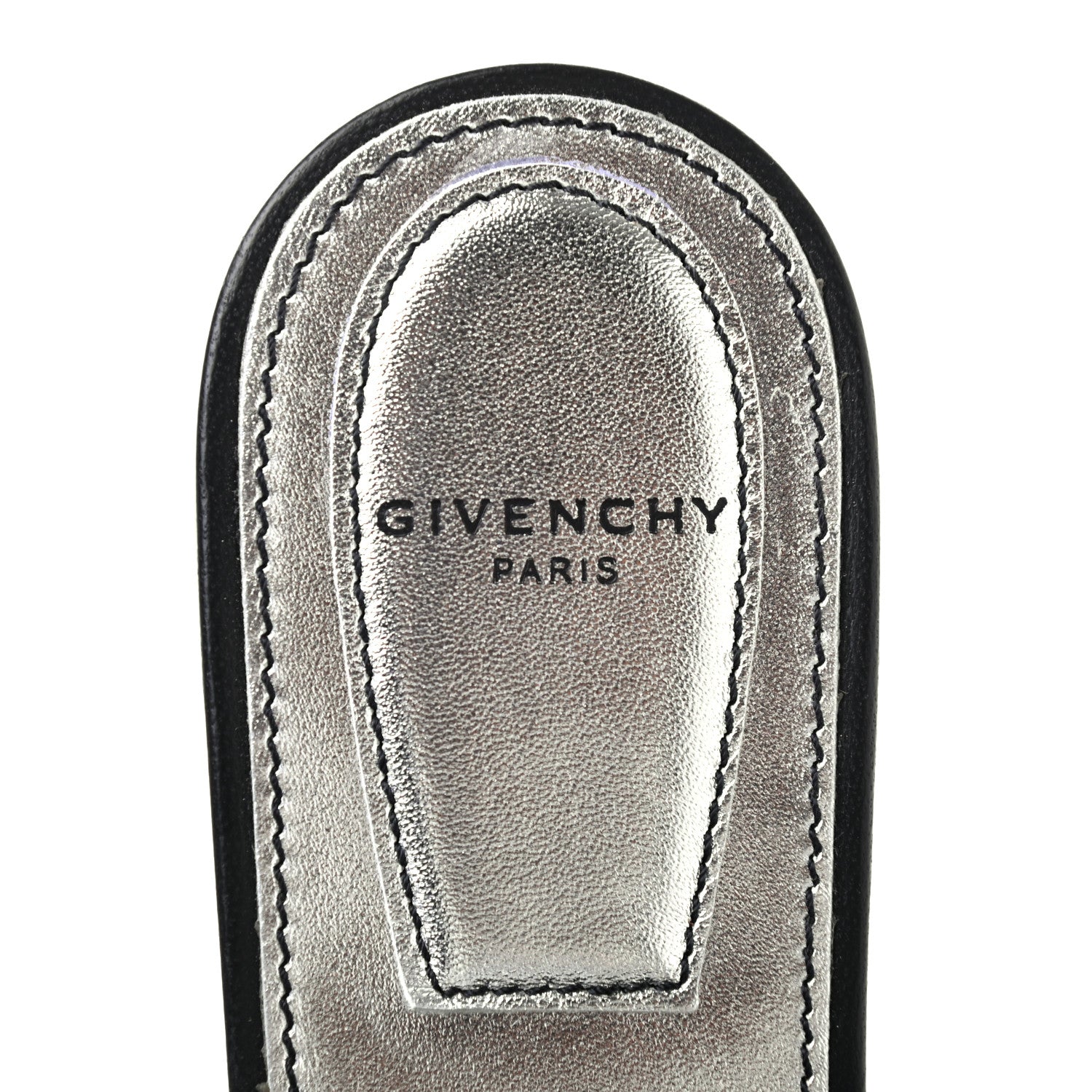 Givenchy Calfskin Bedford Logo Mule Slides 36 Black 7 of 8