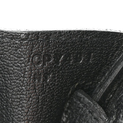 Hermes Togo Birkin 25 Black 7 of 11