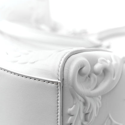 Louis Vuitton Calfskin LV Ornament Sac Plat 24H Optic White 10 of 10