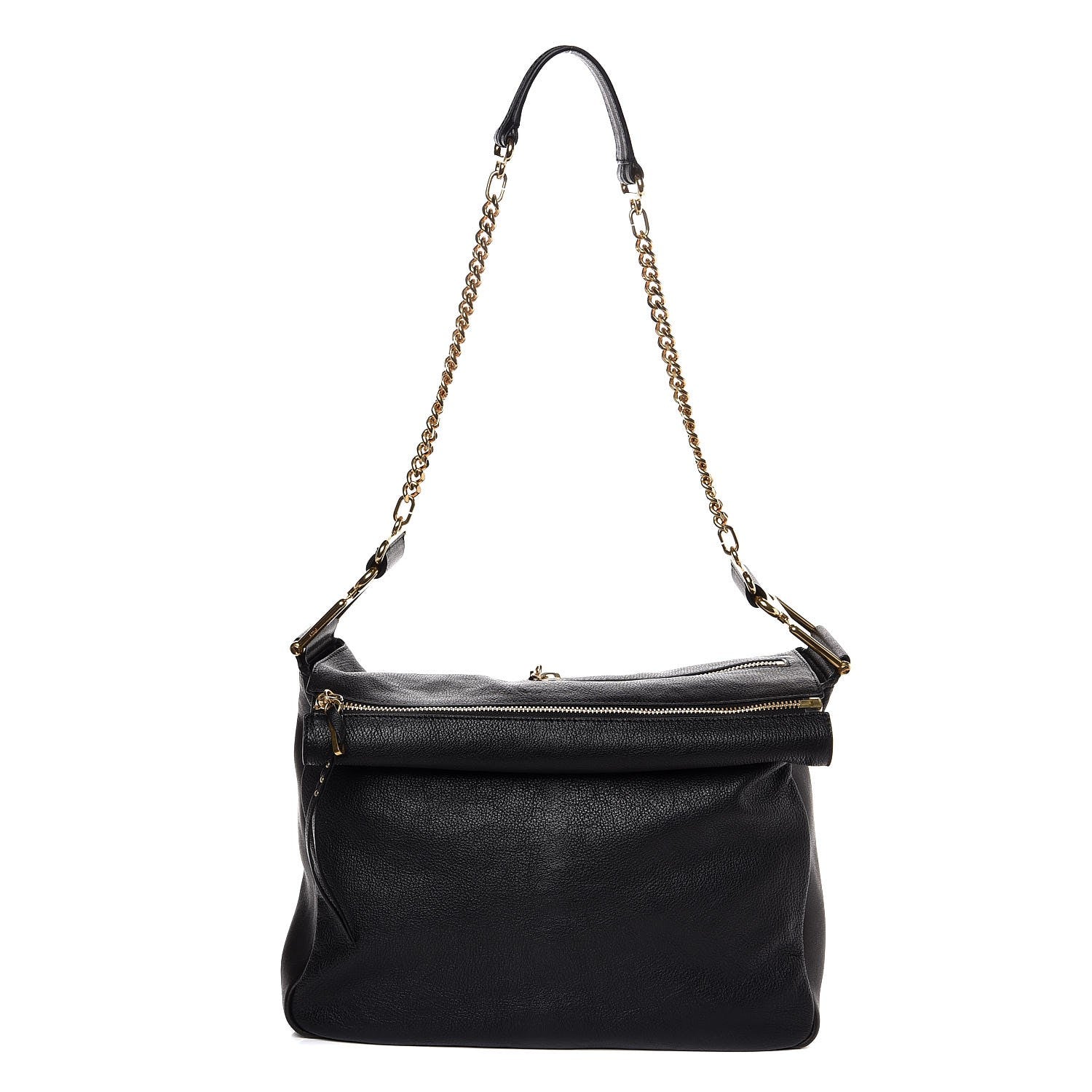 Chloe Sheepskin Vanessa Chain Shoulder Bag Black 1 of 7