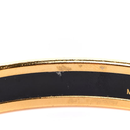 Hermes Enamel Printed Grand Apparat Narrow Bracelet 65 White 6 of 6