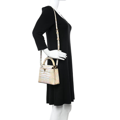 Louis Vuitton Alligator Mini Capucines Royal Garden 2 of 9