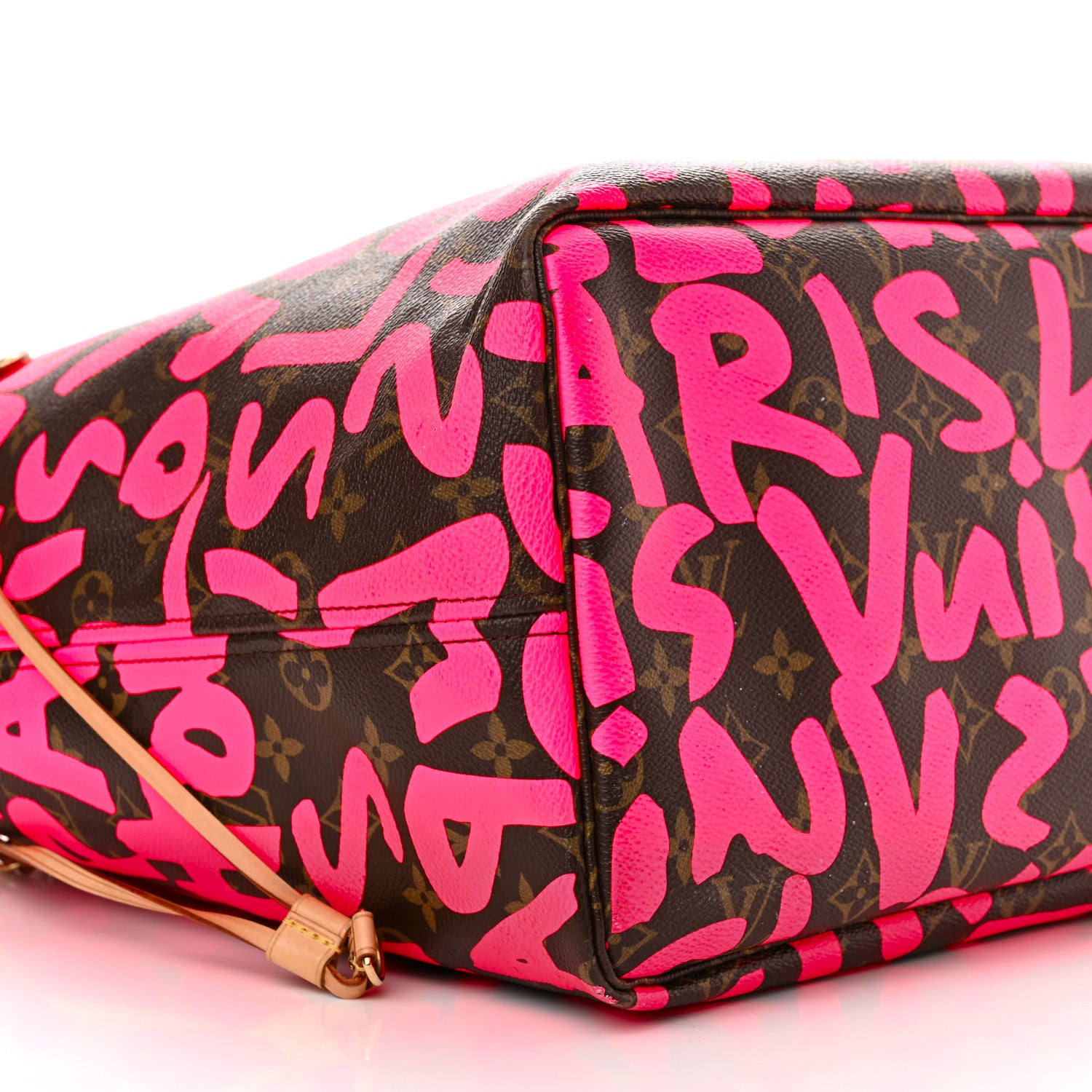 Louis Vuitton Monogram Graffiti Neverfull GM Fuchsia 8 of 10