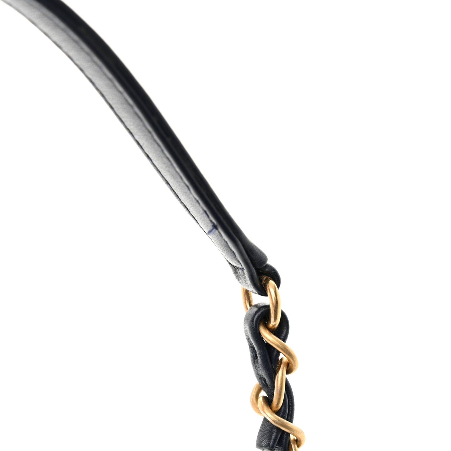 Caviar Quilted Medium CC Filigree Vanity Case Navy