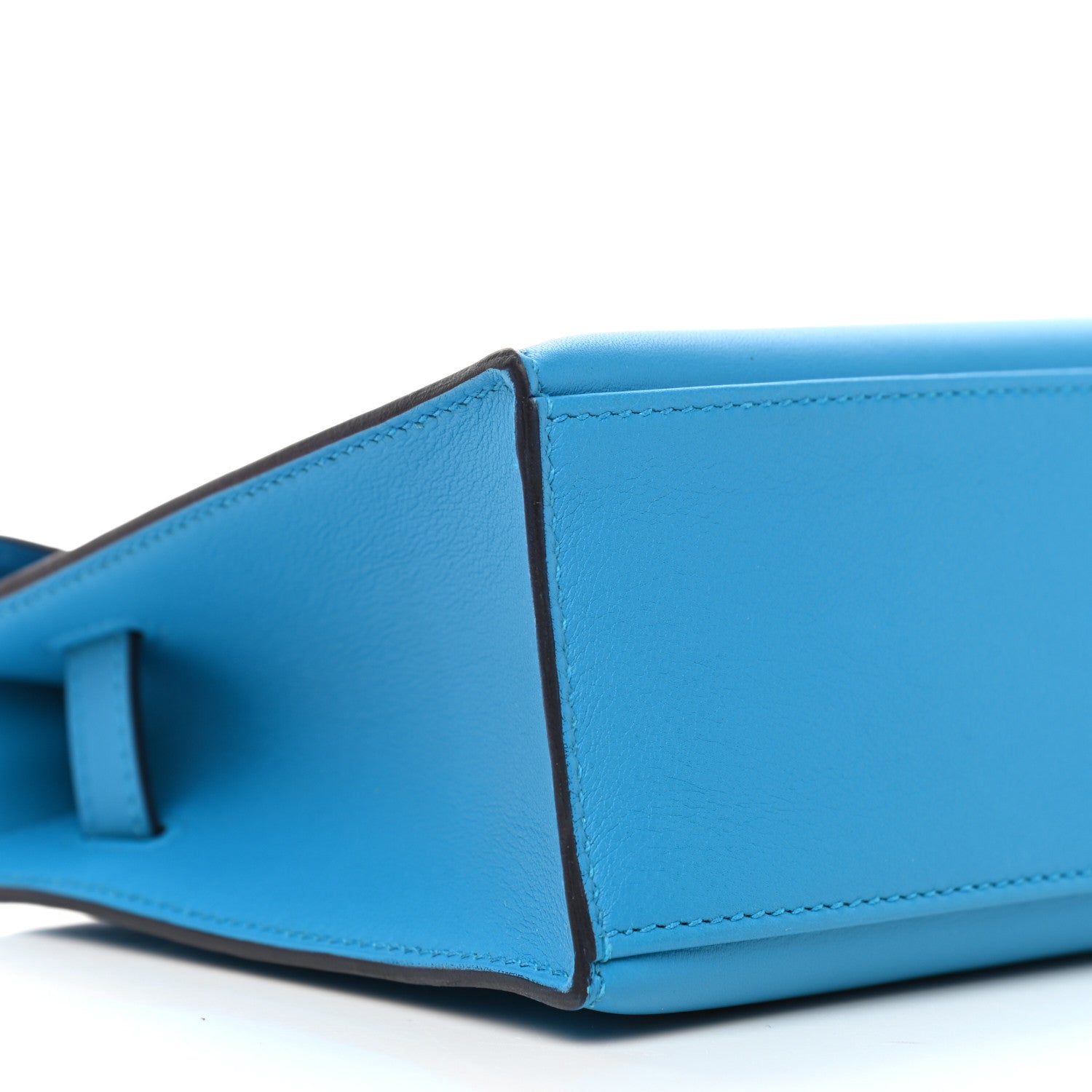 Hermes Swift Kelly Pochette Clutch Bleu Zanzibar 8 of 9