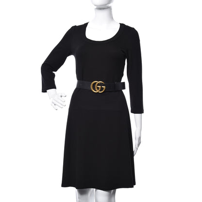 Gucci Calfskin Double G 40mm Belt 85 34 Black 2 of 7