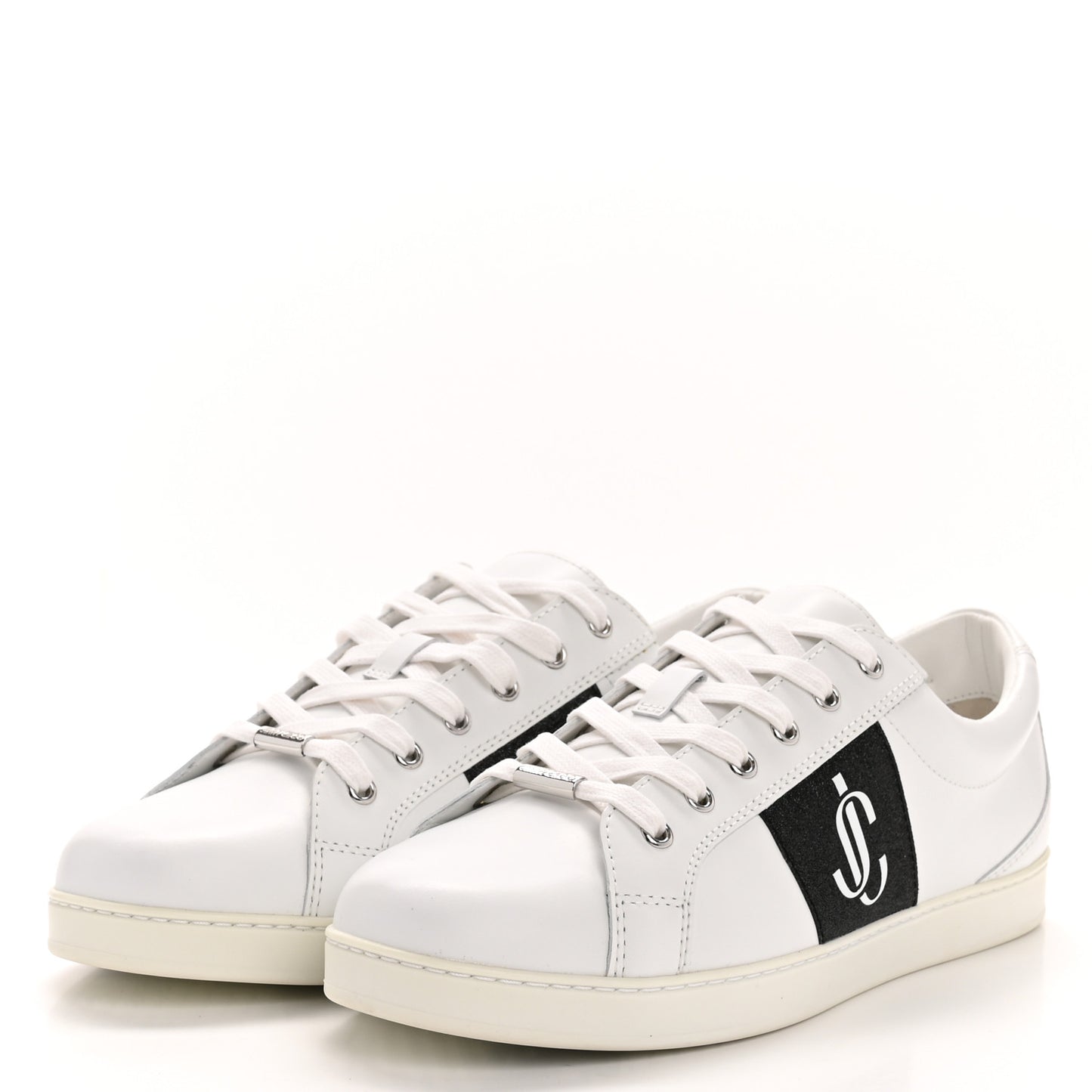 Nappa Glitter Cash JC Sneakers 41 White Black