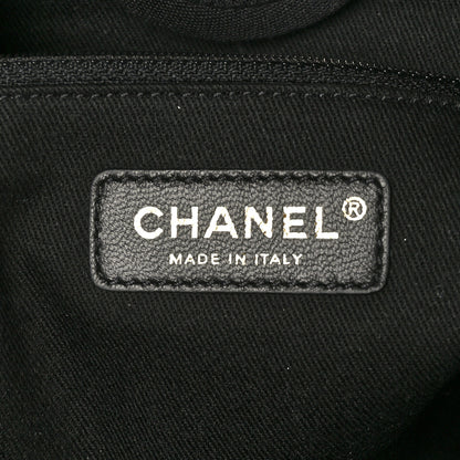 Chanel Lurex Boucle Small Deauville Tote Black 6 of 10