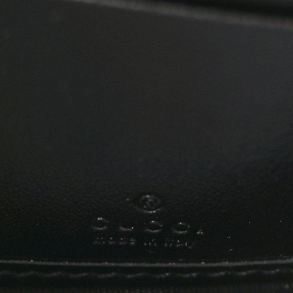 Calfskin Matelasse GG Marmont Continental Wallet Black