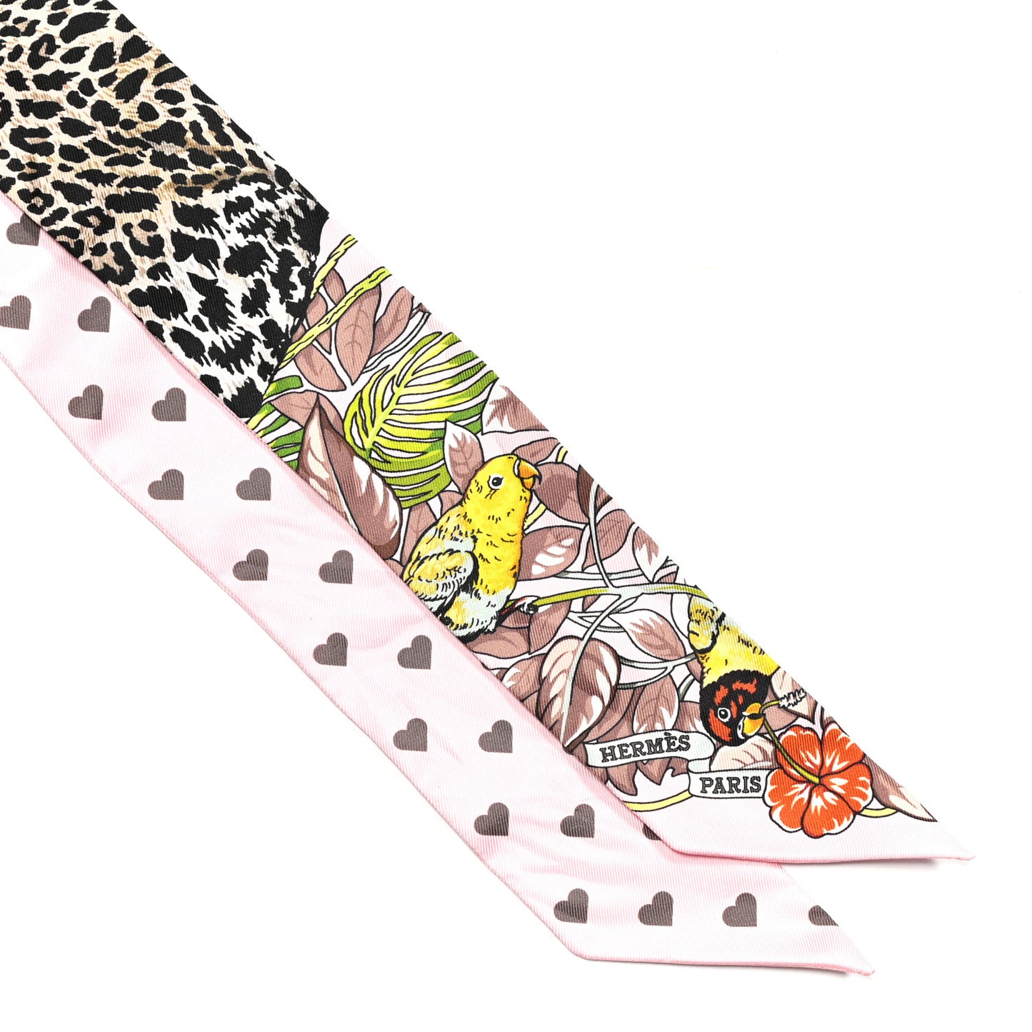 Silk Jungle Love Love Twilly Rose Pale Etoupe