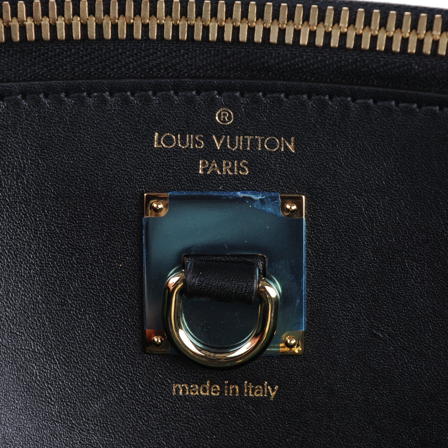 Calfskin City Steamer PM Noir Vert Acide