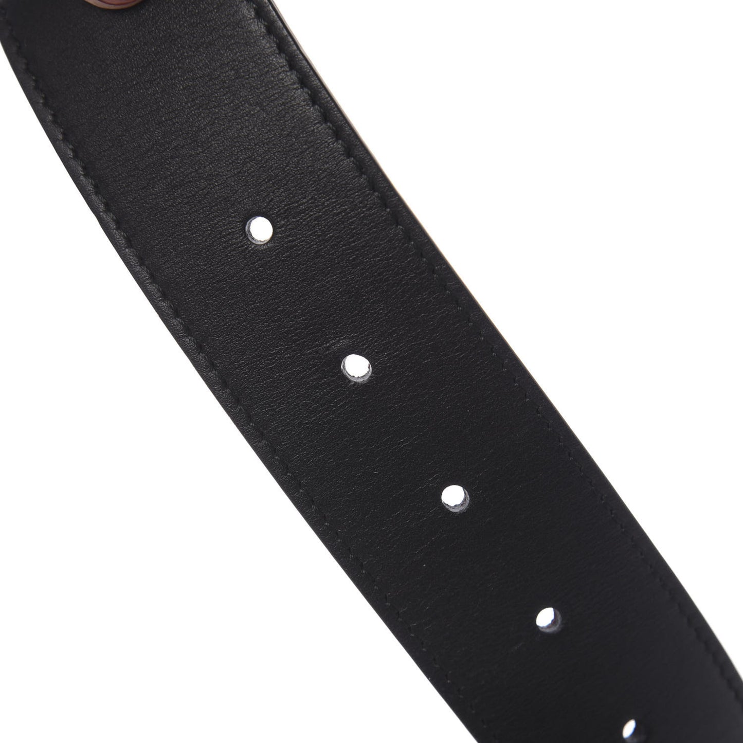 Calfskin Queen Margaret Bee Belt 85 34 Black