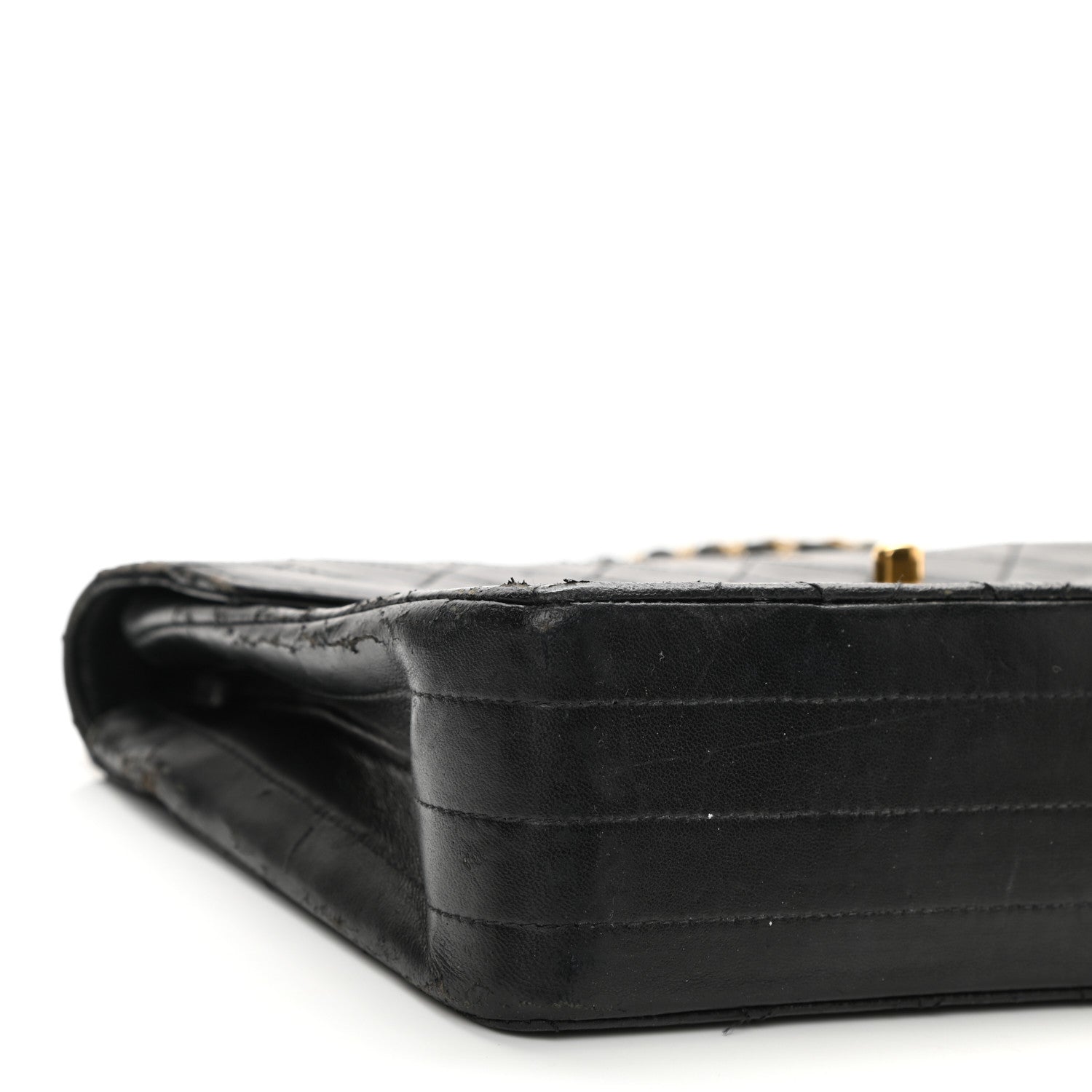 Chanel Lambskin Quilted Medium Single Flap Black 10 of 16