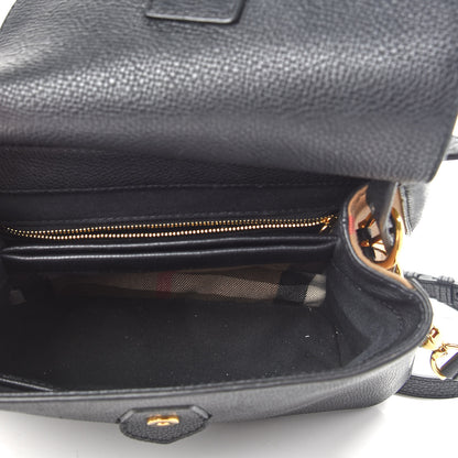 Burberry Derby Calfskin House Check Small Camberley Black 5 of 14
