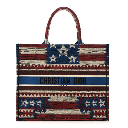 Christian Dior Canvas Embroidered Exclusive US Book Tote Multicolor 1 of 9