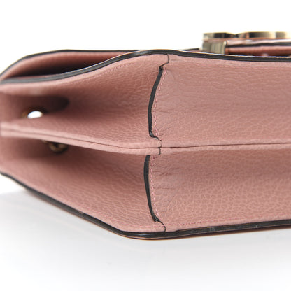 Gucci Dollar Calfskin Small Interlocking G Shoulder Bag Soft Pink 9 of 10
