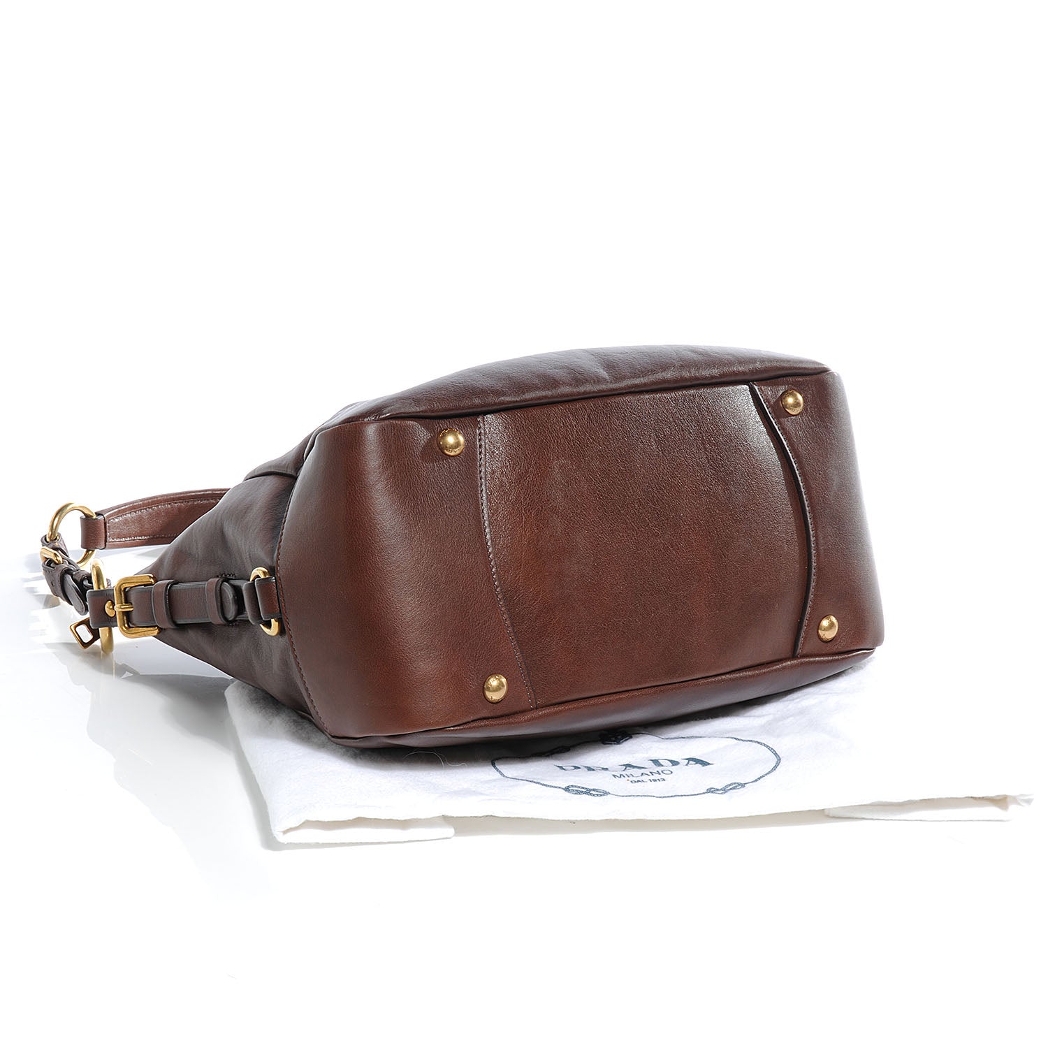 Prada Soft Calf Hobo Nocciolo 5 of 11