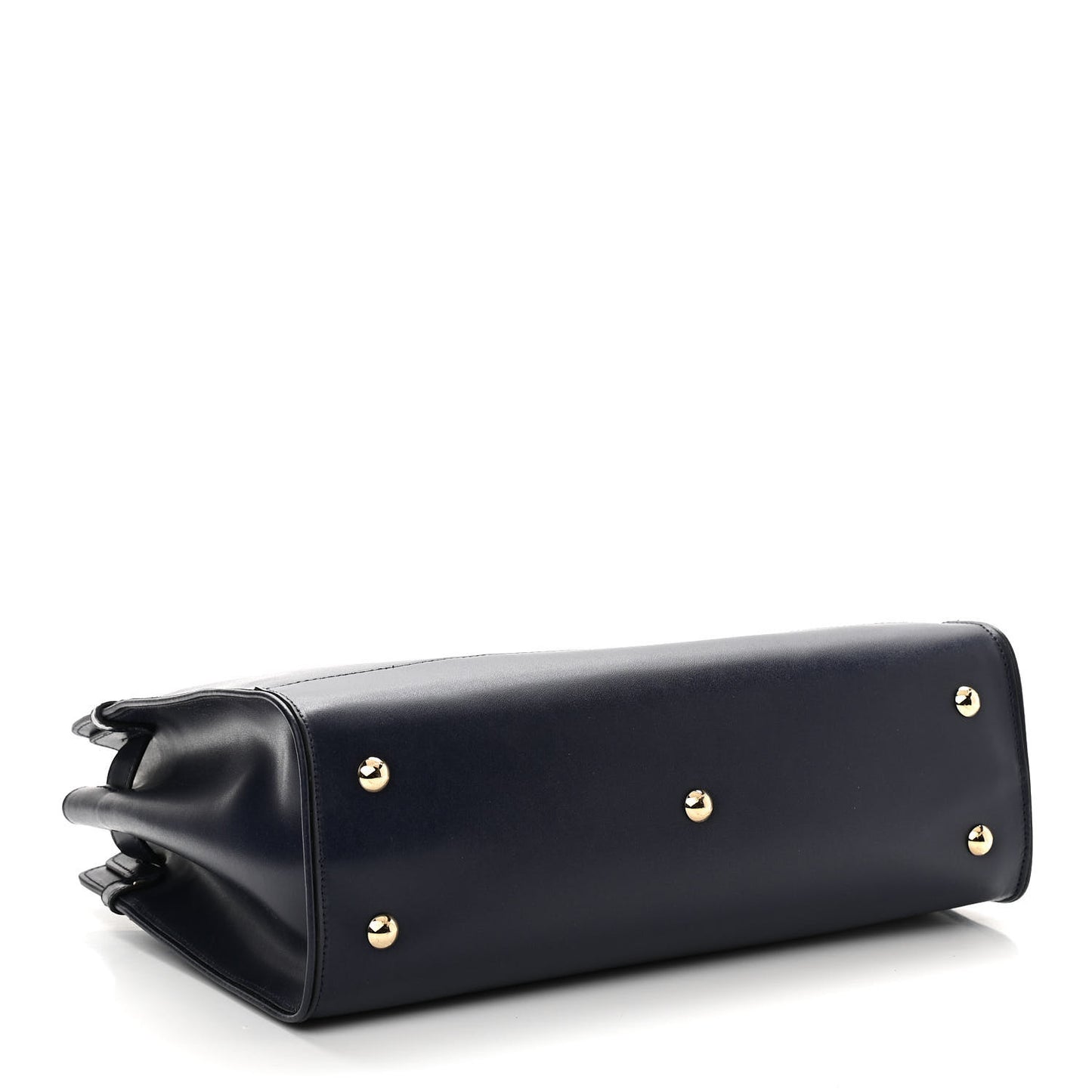 Calfskin Briana Tote Navy