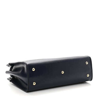 Salvatore Ferragamo Calfskin Briana Tote Navy 4 of 9
