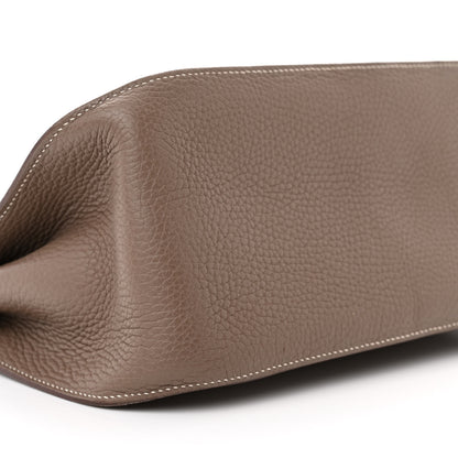 Hermes Taurillon Clemence Jypsiere 28 Etoupe 9 of 14