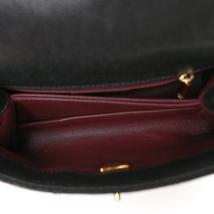 Chanel Caviar Quilted Mini Coco Handle Flap Black 5 of 11