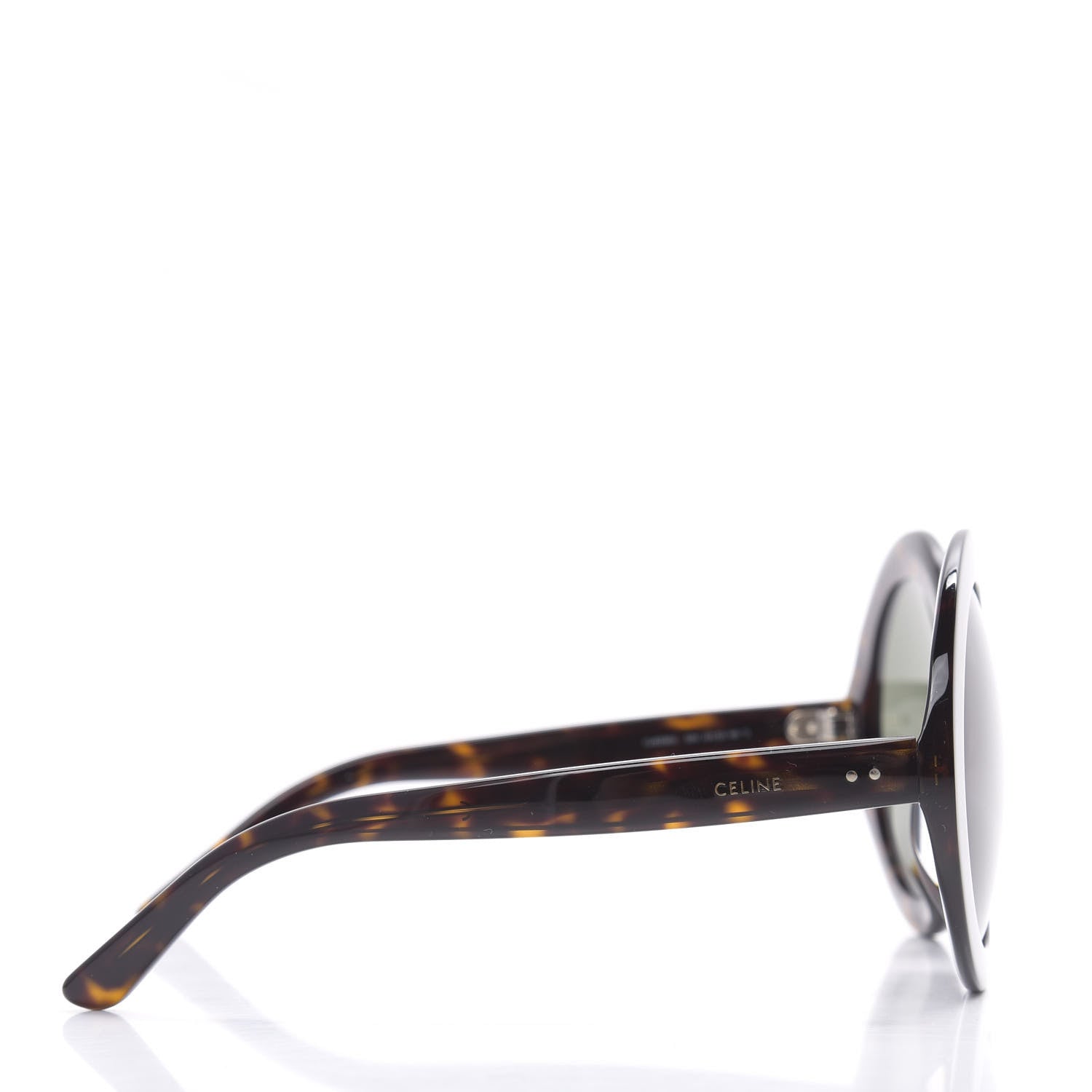 Celine Round Sunglasses CL 40081U Tortoise 3 of 7