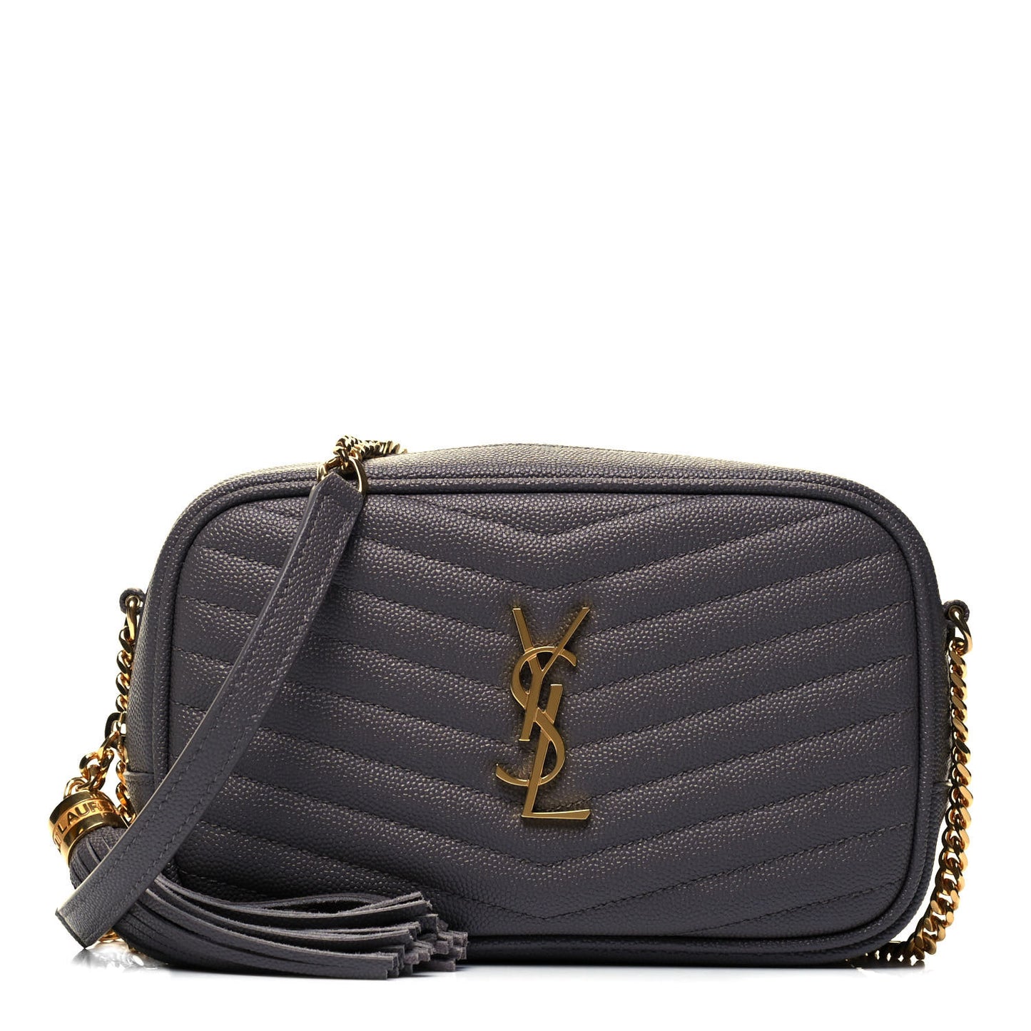 Grain De Poudre Matelasse Monogram Mini Lou Camera Bag Fog