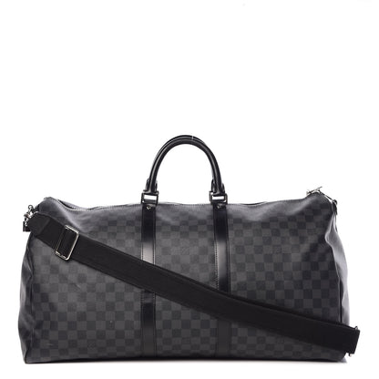 Louis Vuitton Damier Graphite Keepall Bandouliere 55 1 of 23