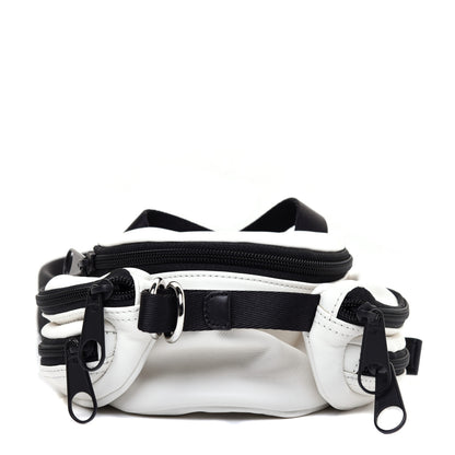 Alexander Wang Lambskin Belt Bag White Black 1 of 9