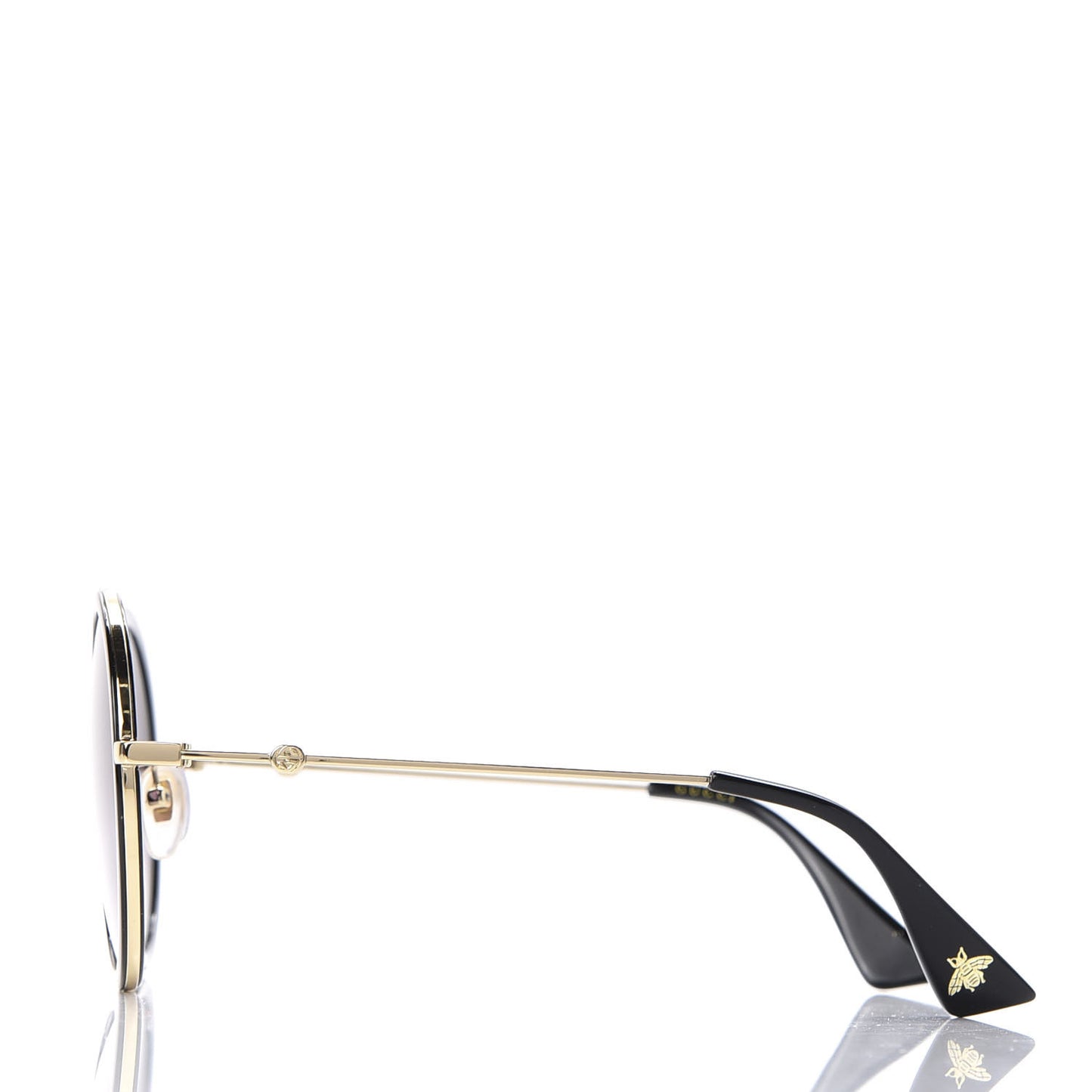 Round Frame Sunglasses GG0061S Black