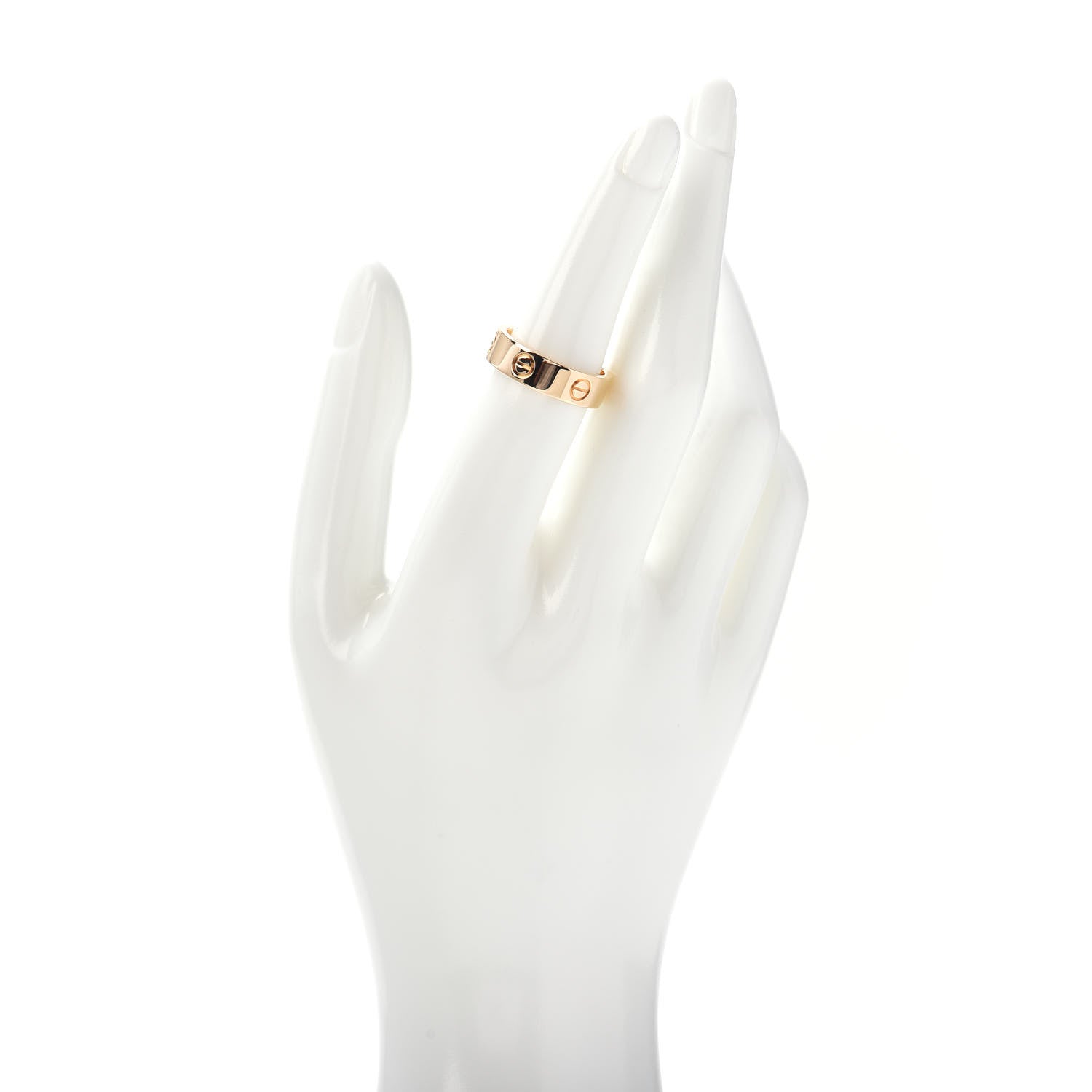 Cartier 18K Yellow Gold 5.5mm LOVE Ring 54 6.75 2 of 5