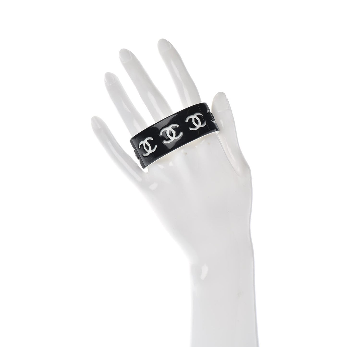 Resin CC Cuff Black White
