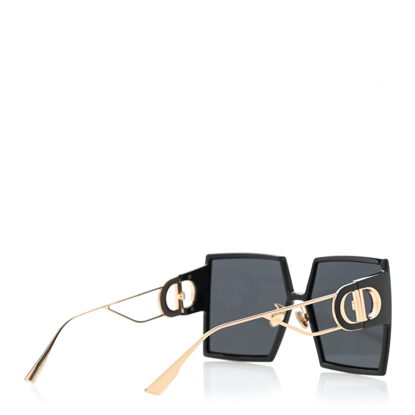 Square 30 Montaigne Sunglasses Black