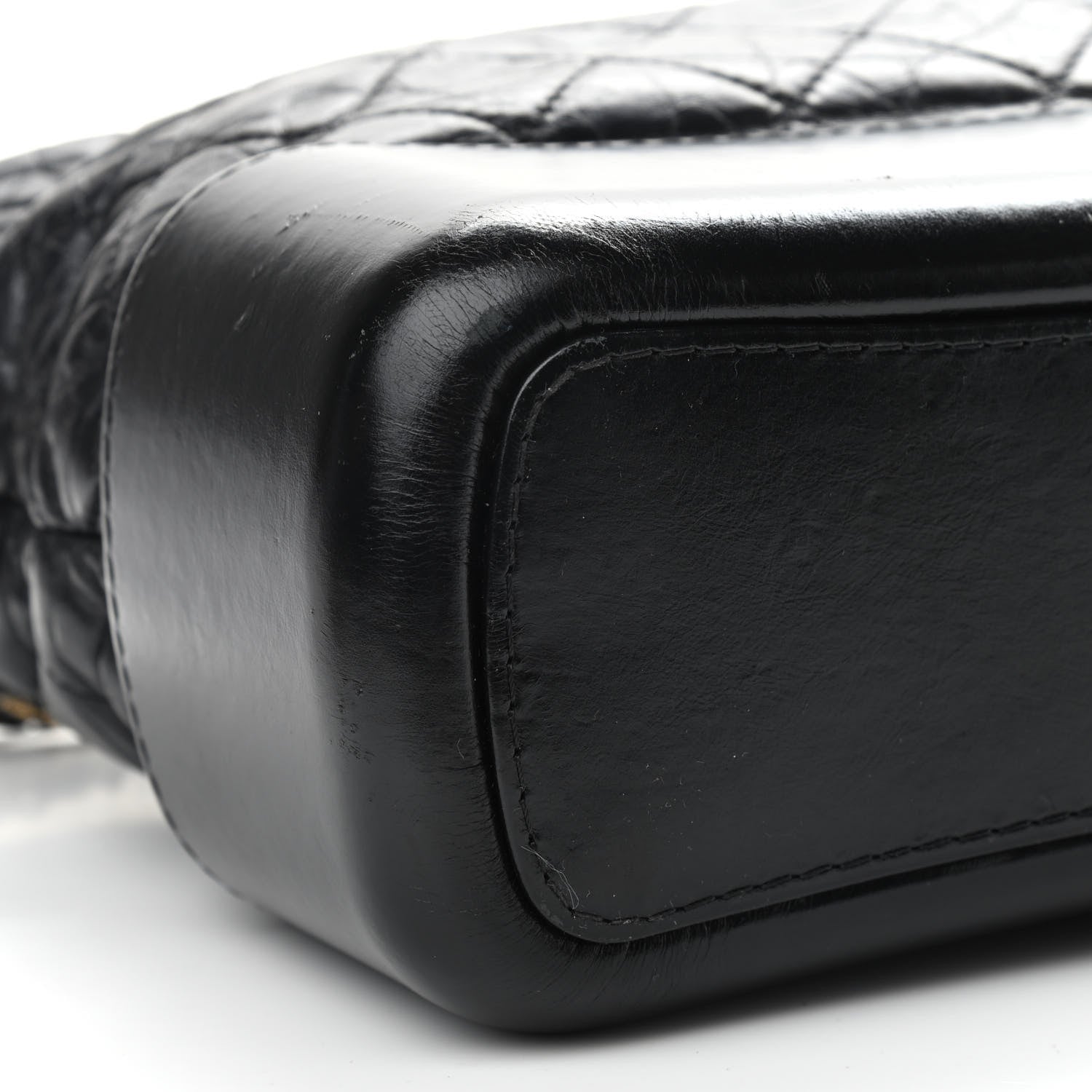 Chanel Aged Calfskin Quilted Medium Gabrielle Hobo Black 13 of 13