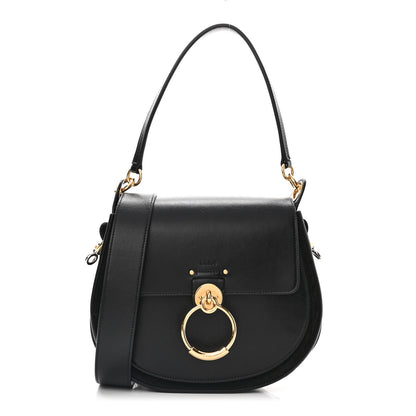 Chloe Calfskin Large Tess Bag Black 1 of 11