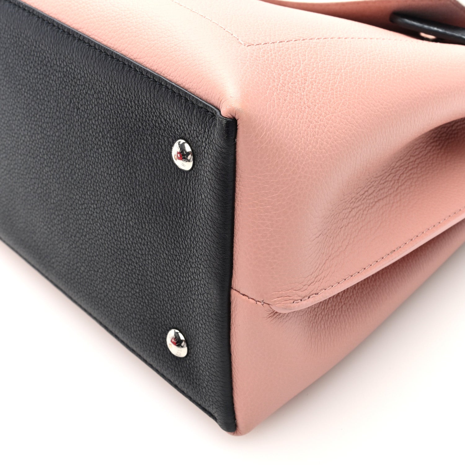 Louis Vuitton Soft Calfskin Lockme Ever Rose Ballet White Maito Black 9 of 9