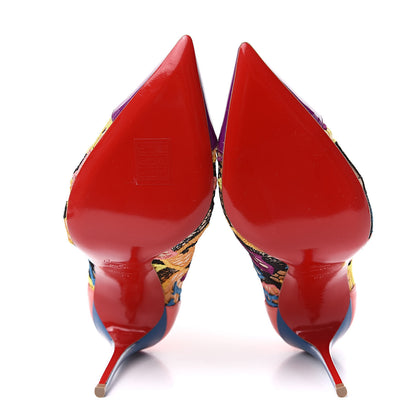 Christian Louboutin Patent Lace Gipsybootie 100 Ankle Boots 39 Multicolor 5 of 6