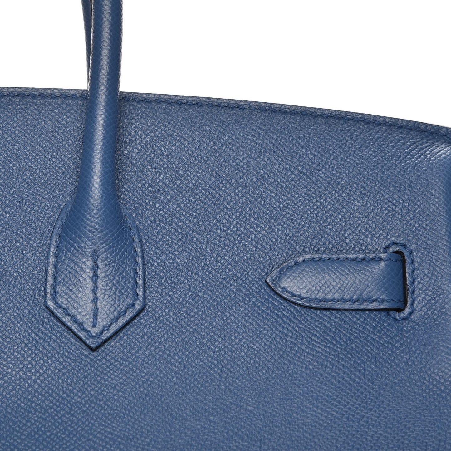 Epsom Birkin 35 Bleu Agate