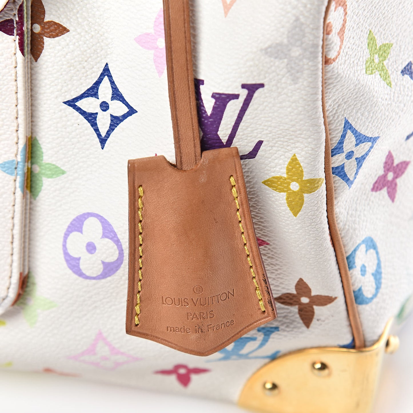 Monogram Multicolor Speedy 30 White